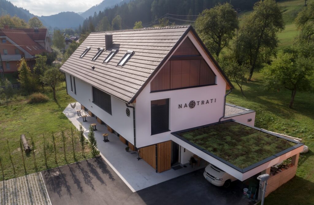 Modern boutique accommodation surrounded by nature