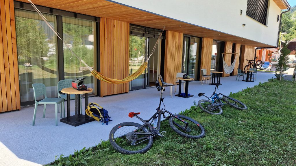 A terrace for relaxation and direct proximity to nature are an excellent choice for cyclists, hikers, and all seeking an active holiday.
