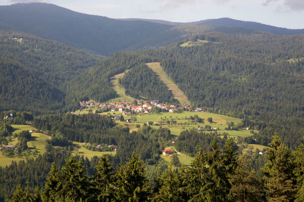 A wonderful view of Ribnica na Pohorju