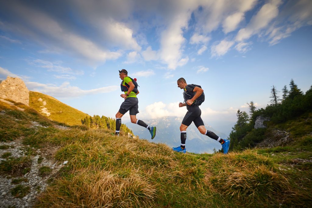 Mountain runners tackling the rugged trails of Olševa.