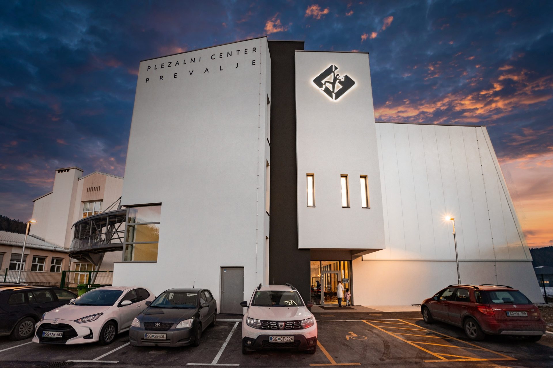A modern sports facility for climbing enthusiasts.