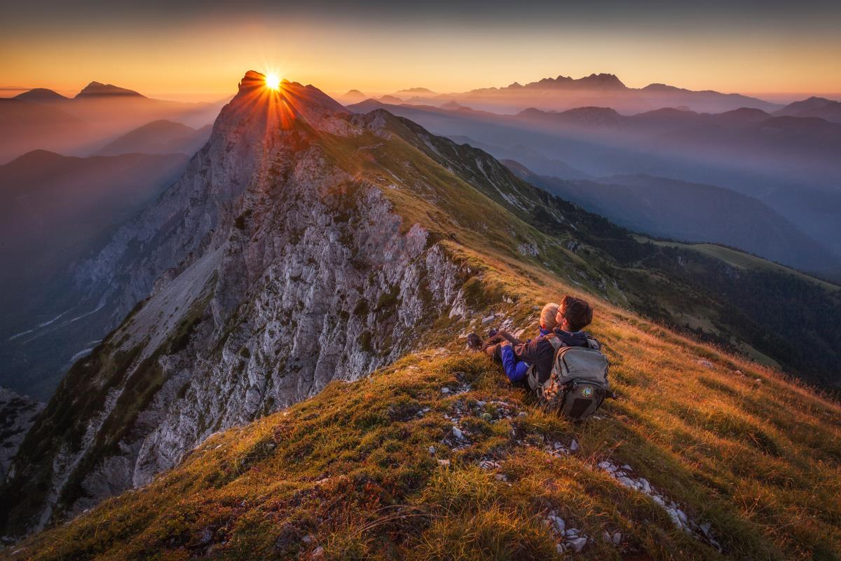 Sunset over the Geopark.