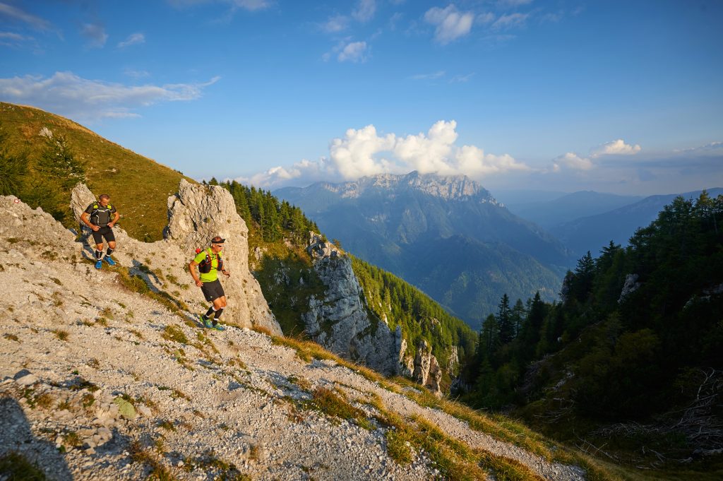 Returning from Olševa along the K24 challenge route.