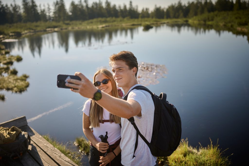 Doživetje ob Ribniškem jezeru, ujeto v fotografijo.