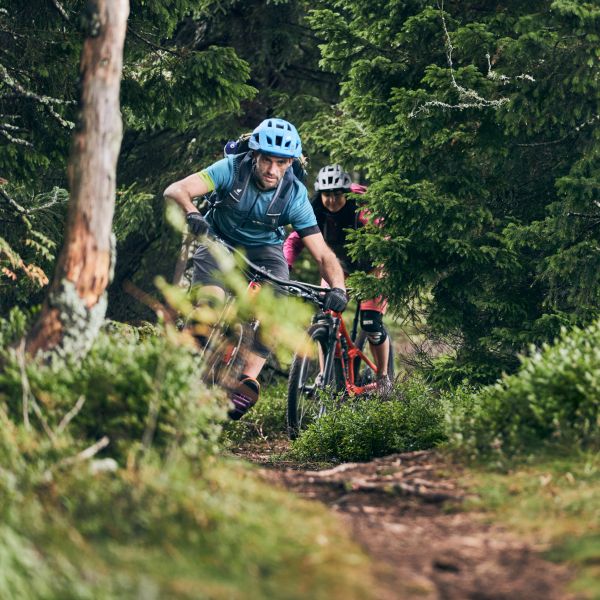 A cycling experience along the forest paths at Kope.